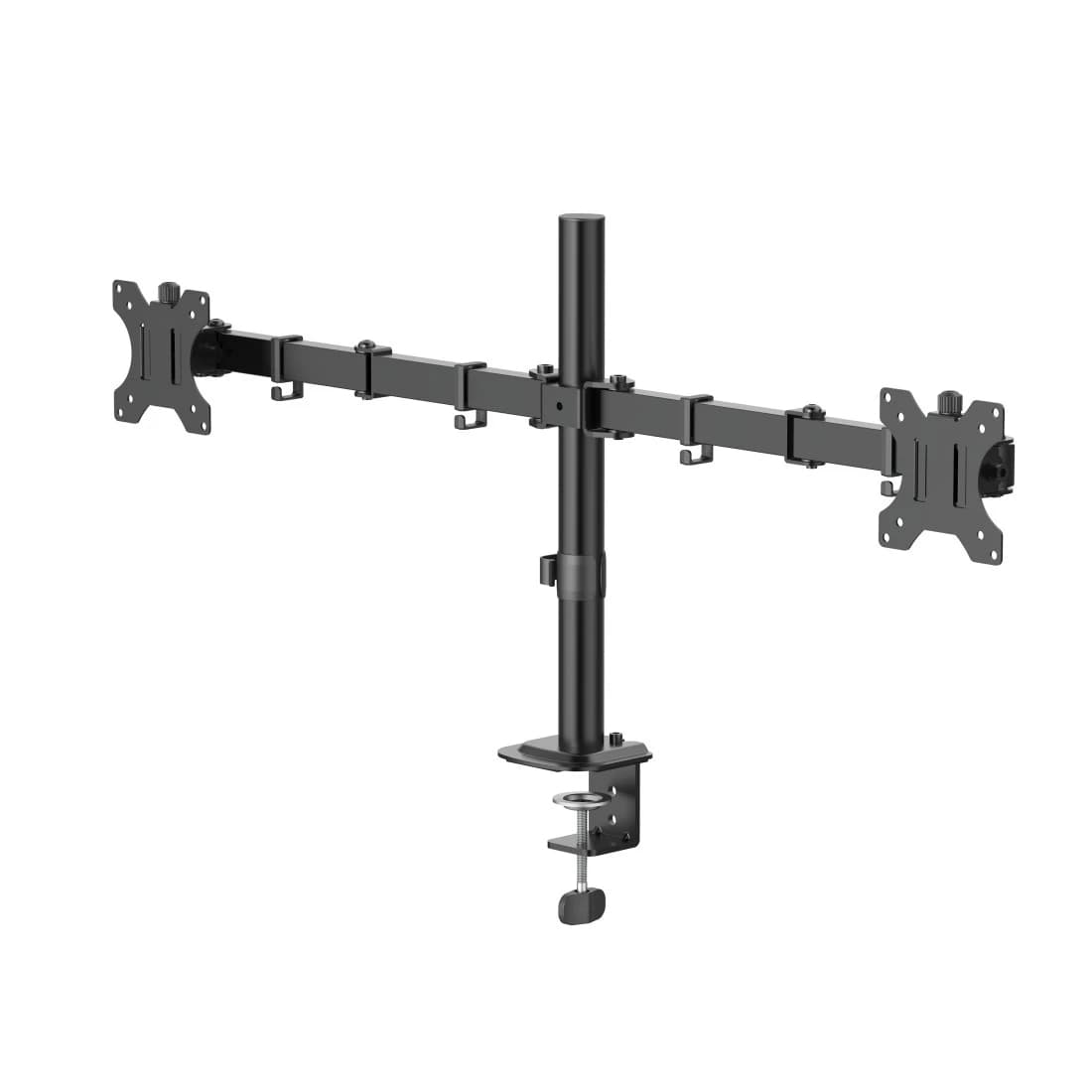 HAMA Monitor Mount 2 Monitors Height-adjustable Swivel/Tilt 13 - 35 black