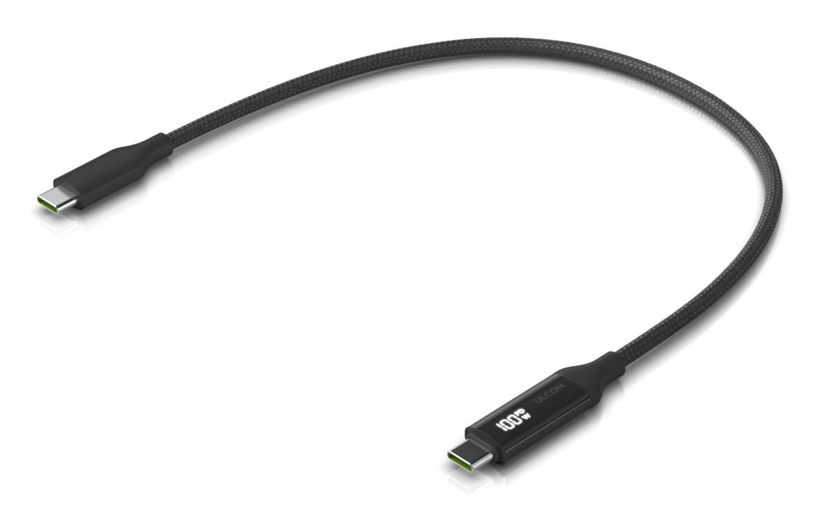 Ubiquiti Braided power and data cable with a double-sided charge