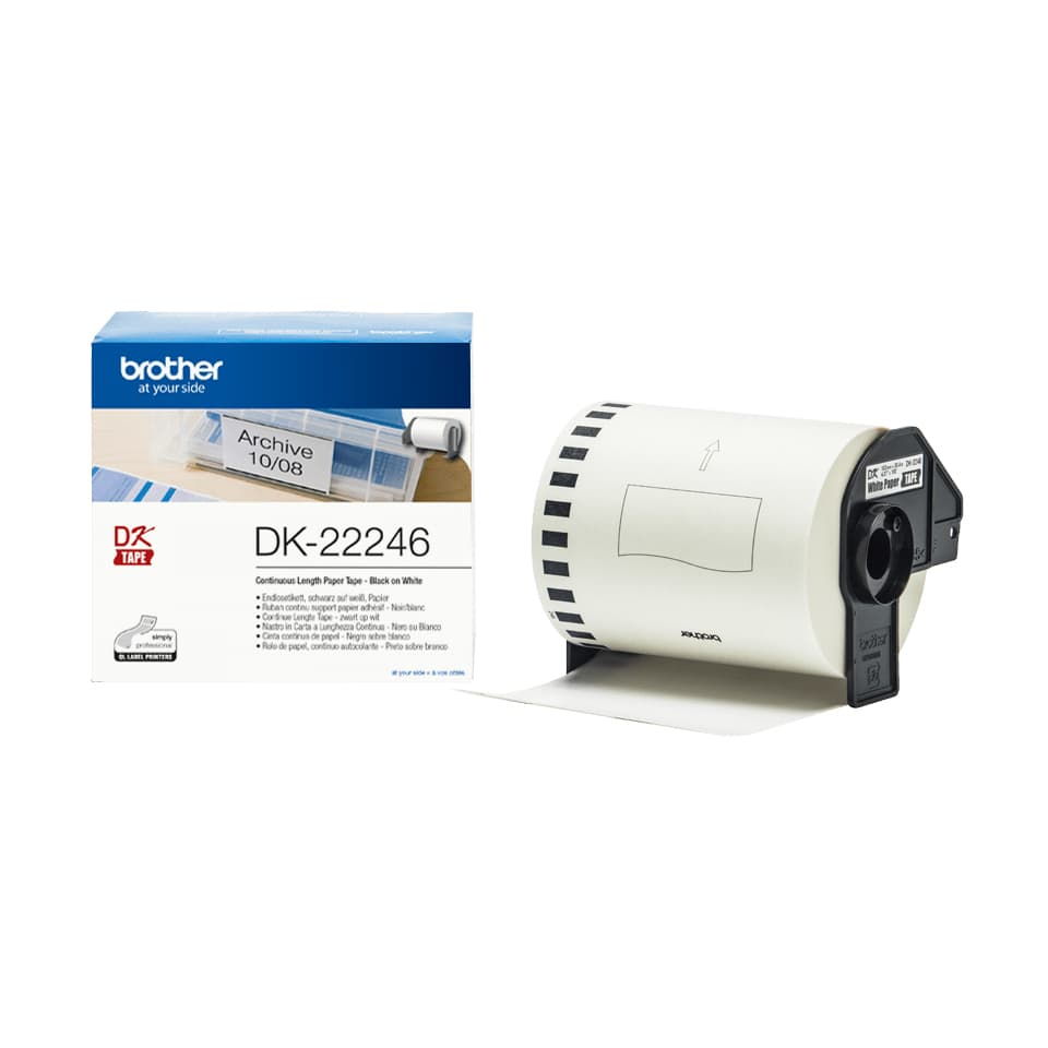 BROTHER ROLO FITA ADESIVA CONT AUTOCOLANTE DK22246 103MM BRANCO
