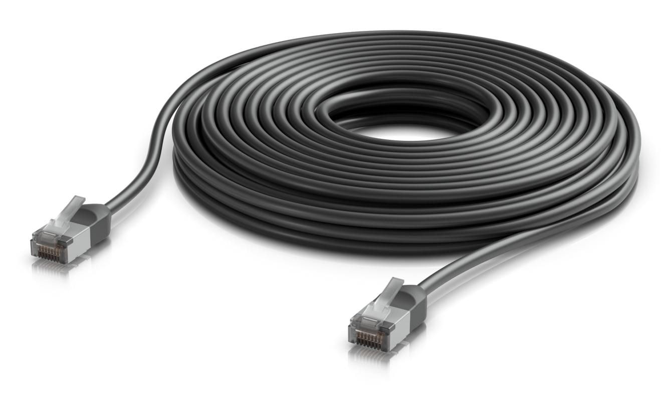 Ubiquiti Ultra-thin, rugged, shielded outdoor patch cable for 10