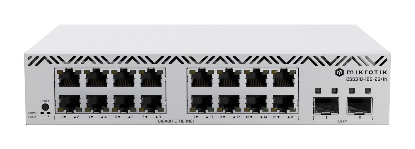 MikroTik Cloud Smart Switch CSS318-16G-2S+IN 16x 2x SFP+