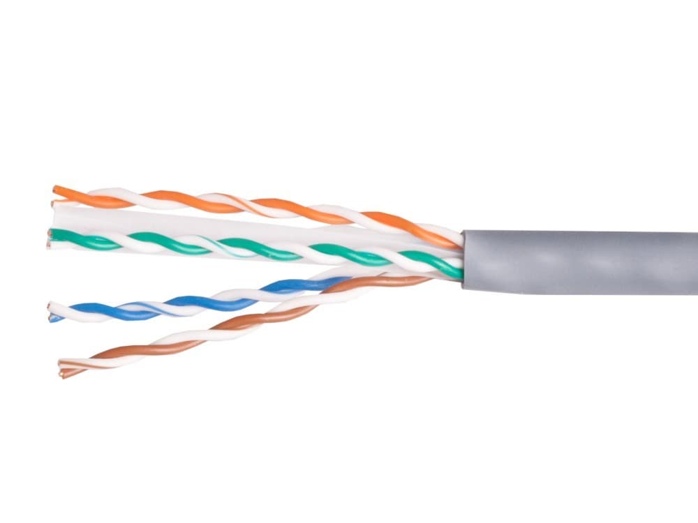 EQUIP BOBINE CABO DE REDE CAT6A U/UTP 305M LSZH COBRE CINZA