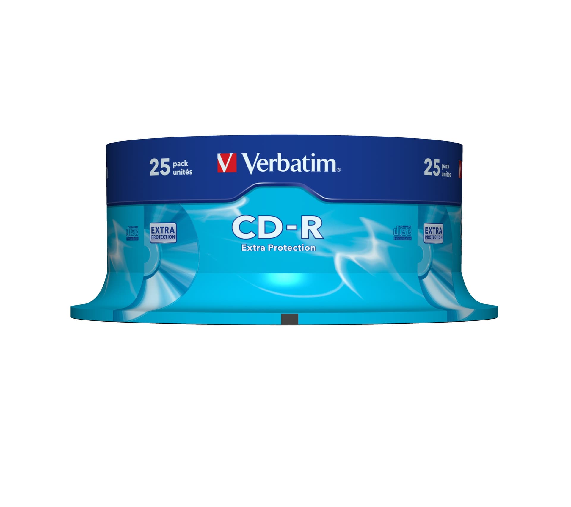 VERBATIM CD-R 52X 700MB 80MIN EXTRA PROT BOBINE (CAKE) PACK 25