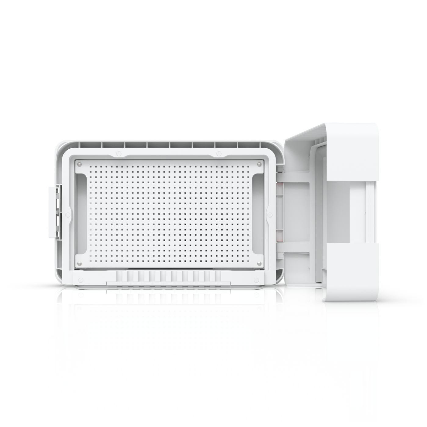 Ubiquiti A universal outdoor weatherproof enclosure.