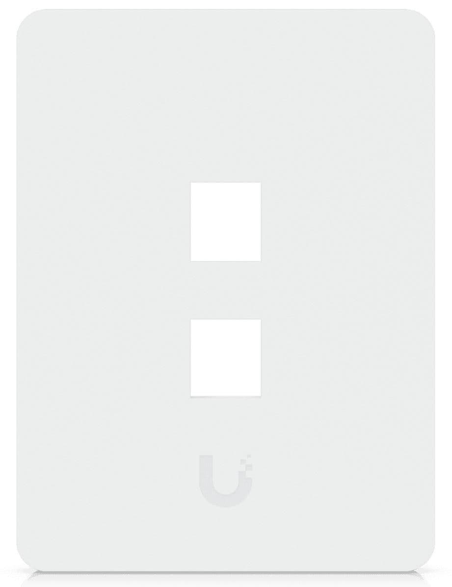 Ubiquiti Universal keystone wall plate with paintable cover for a