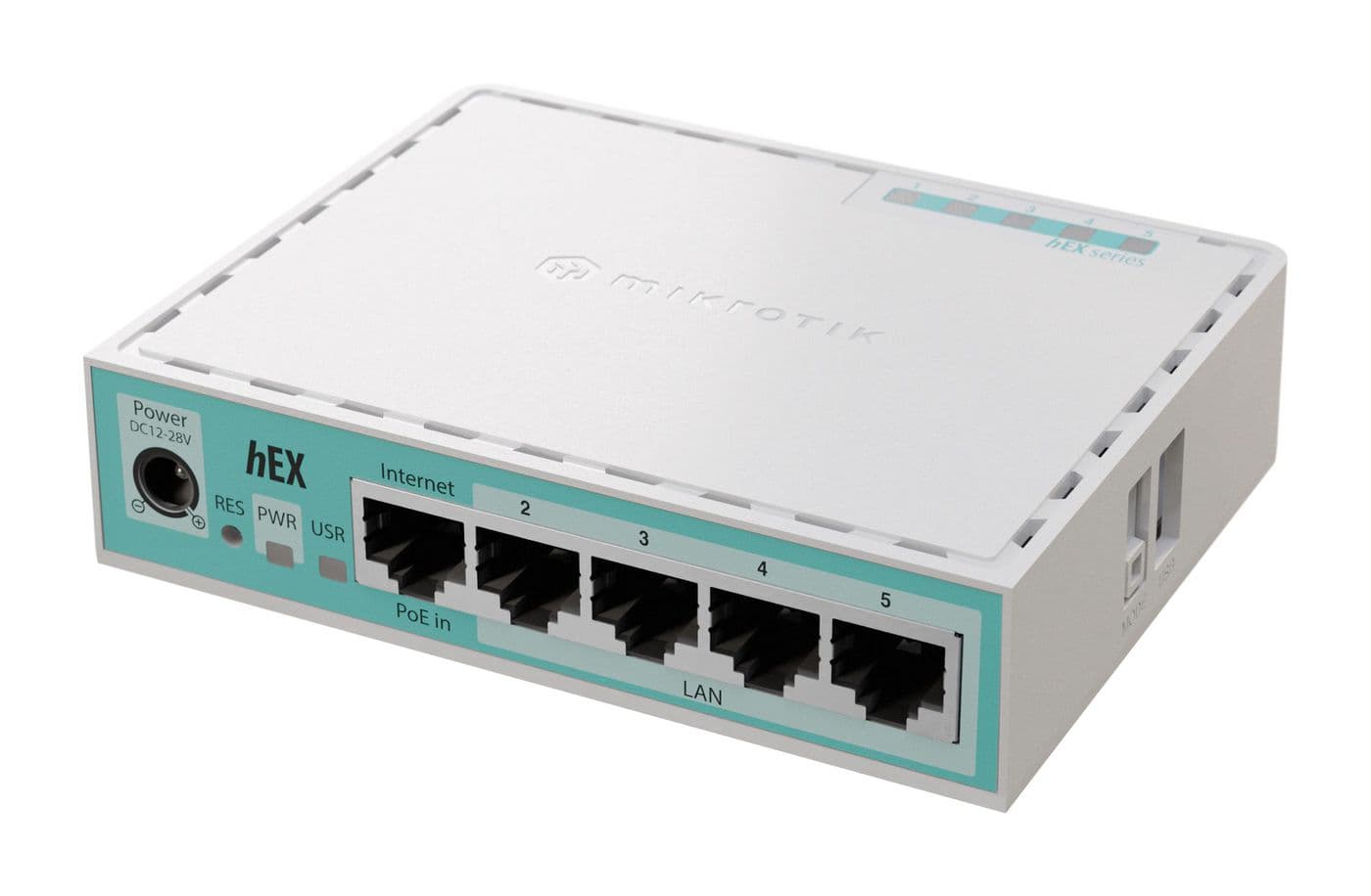 MikroTik RouterBOARD E50UG hEX 5x Gigabit USB micro SD - Router