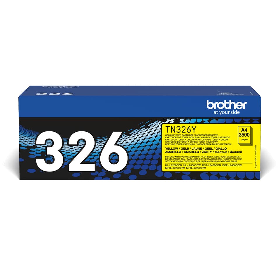 BROTHER TN-326Y toner cartridge yellow high capacity 3.500 pages 1-pack