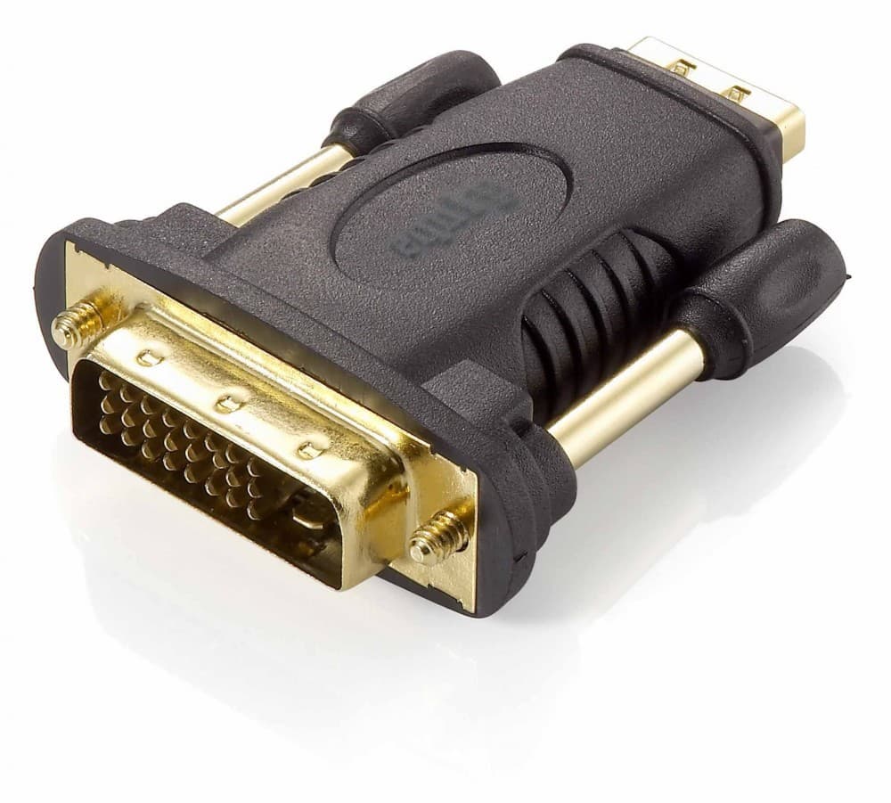 EQUIP ADAPTADOR DVI-D 24+1 HDMI M/F PRETO