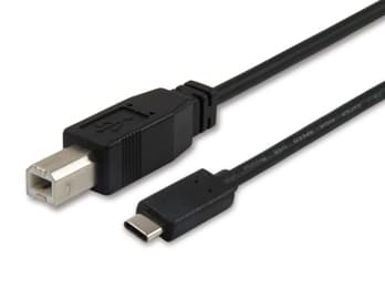 EQUIP CABO USB 2.0 B-C M/M 1MT PRETO