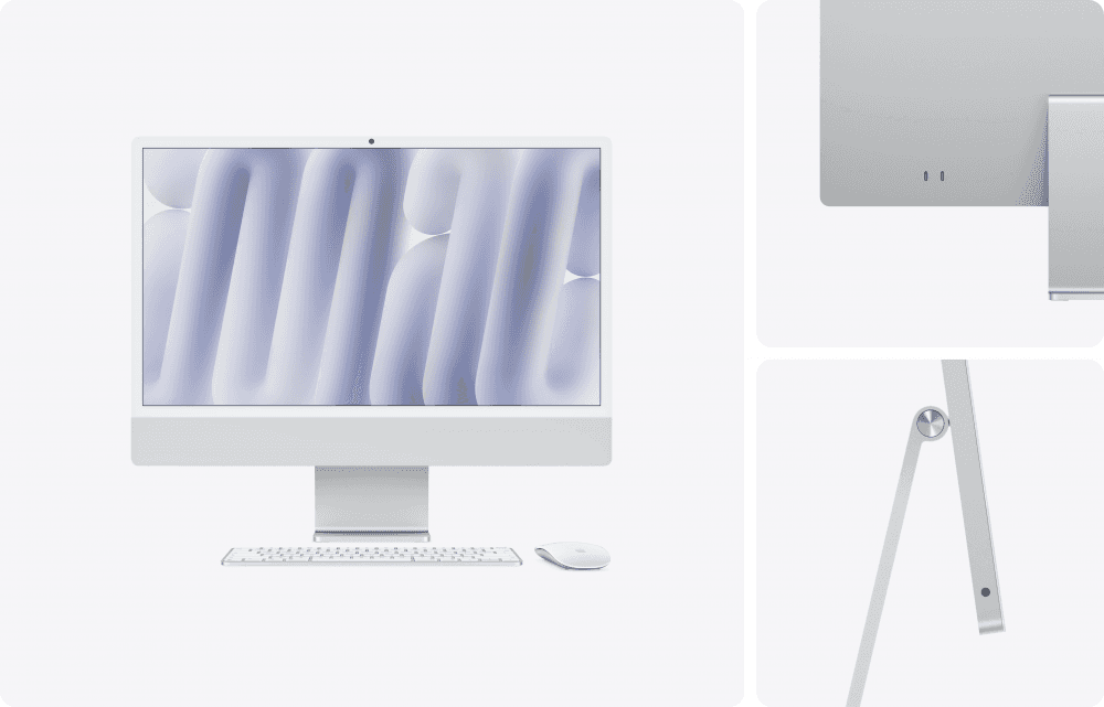 Apple iMac 24P Retina 4.5K display: Apple M6 12C CPU/12C GPU, 16GB, 512GB SSD - Silver