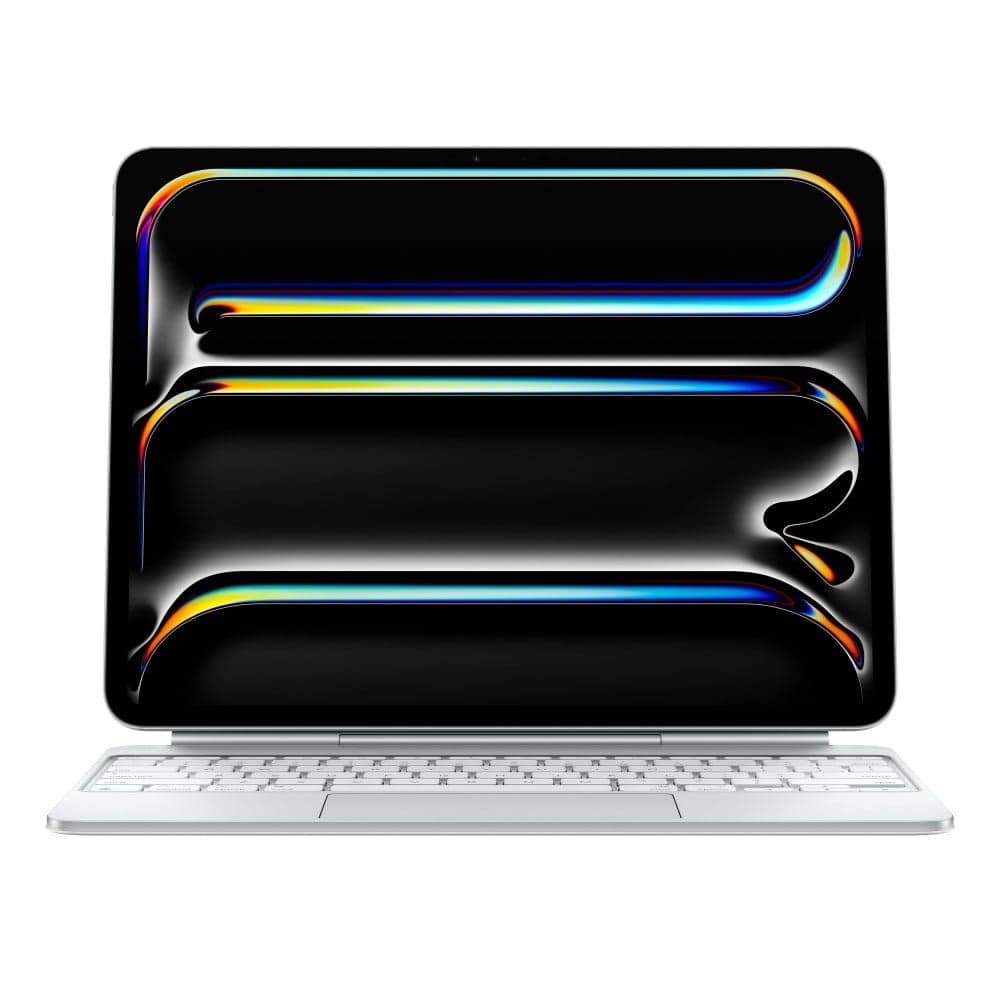 Apple Magic Keyboard - Teclado e pasta de folio - com trackpad - retroiluminação - Apple Smart connector - QWERTY - Português - branco