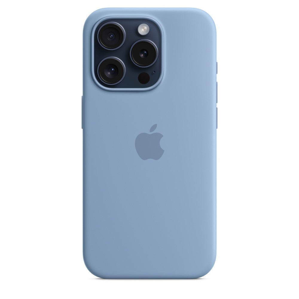 iPhone 15 Pro Silicone Azul-inverno