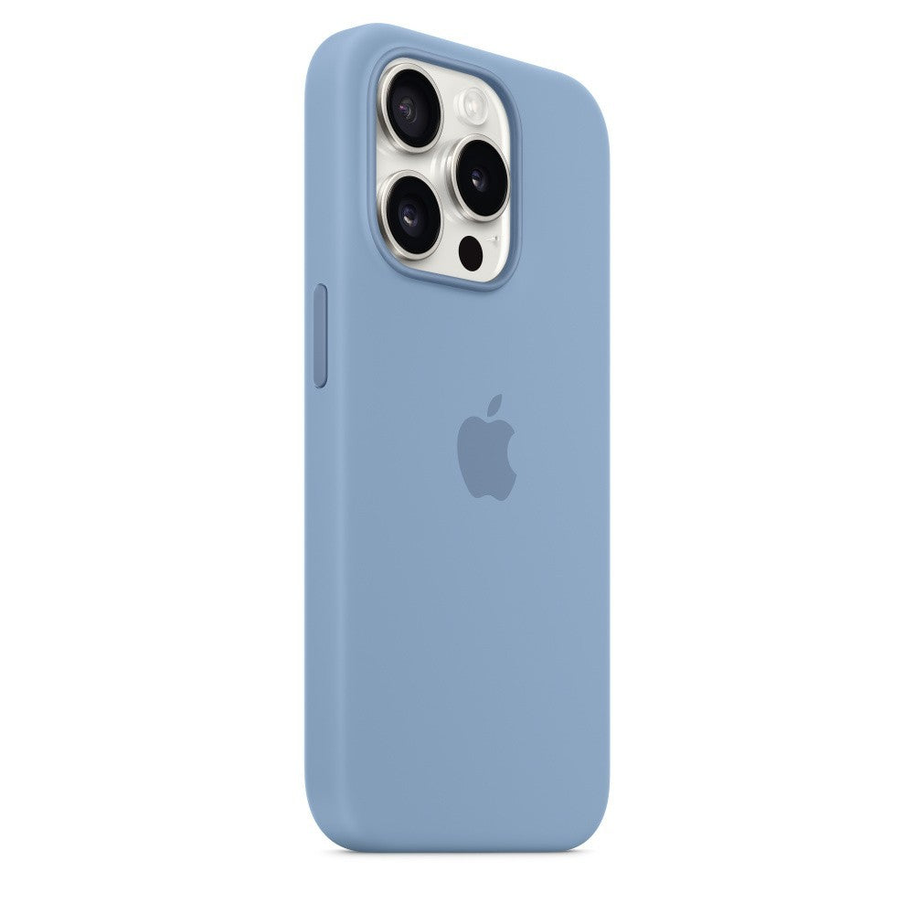 iPhone 15 Pro Silicone Azul-inverno