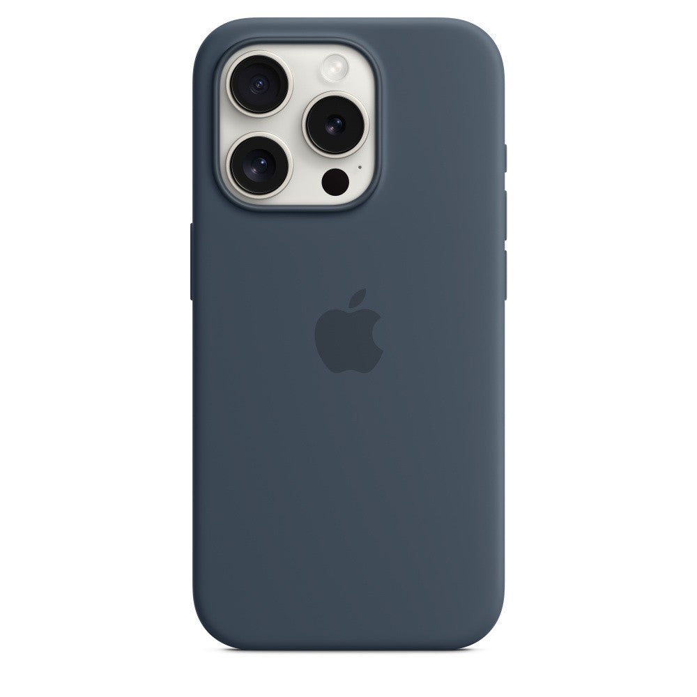 iPhone 15 Pro Silicone Azul Trovoada