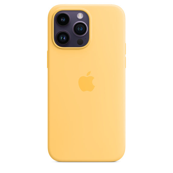 iPhone 14 Pro Max Silicone MagSafe - Amarelo solar