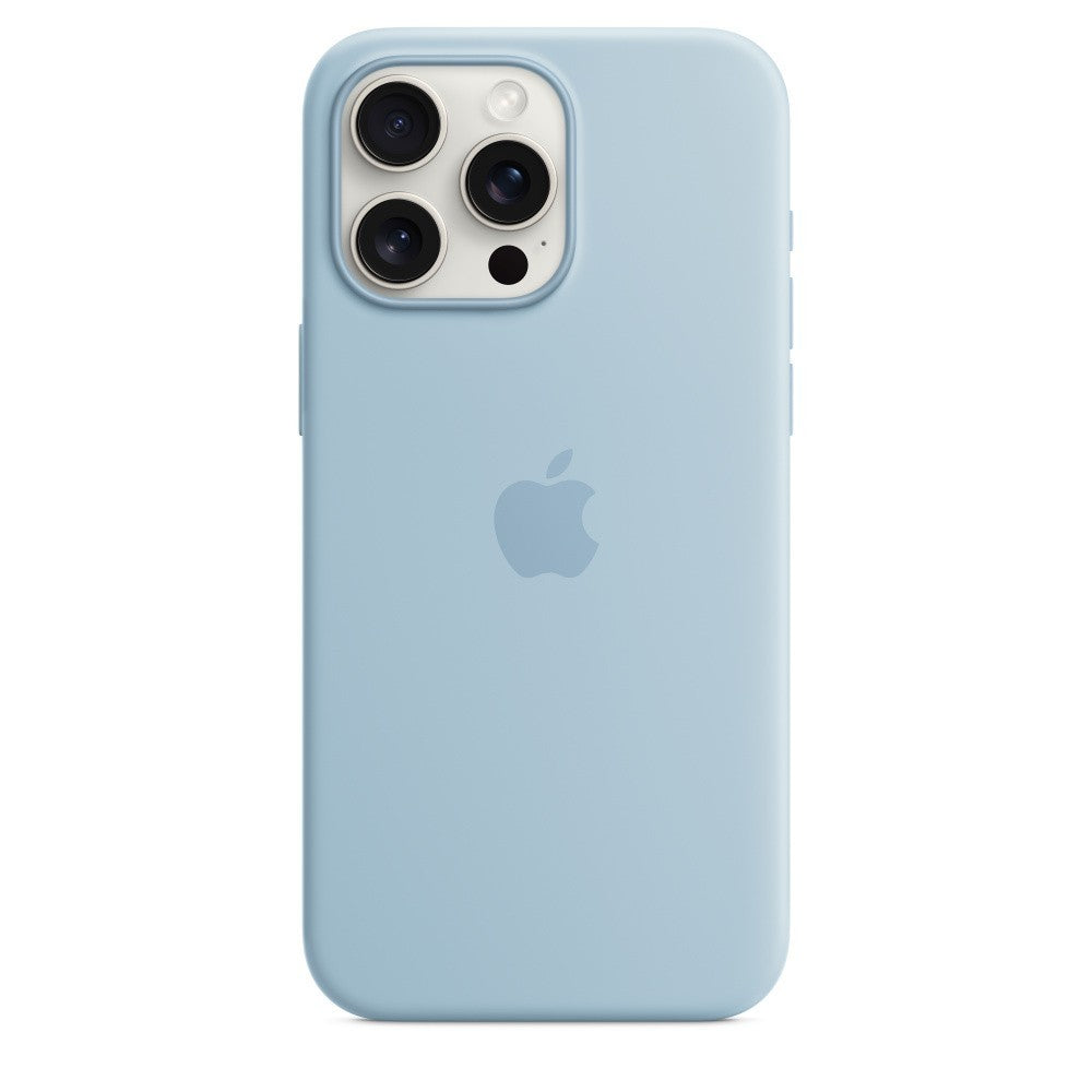 iPhone 15 Pro Max Silicone Azul-claro