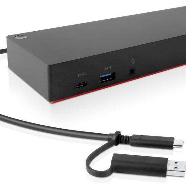 Lenovo ThinkPad Hybrid USB-C/USB-A Dock 135W - Dual 4K - 40AF0135EU
