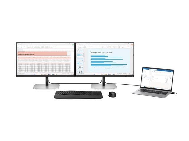 HP 524pu - Series 5 Pro - Monitor LED - Full HD - 24" Monitor HP 524pu kit completo