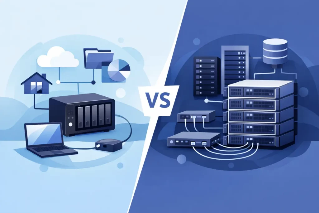 NAS vs SAN armazenamento: qual escolher?