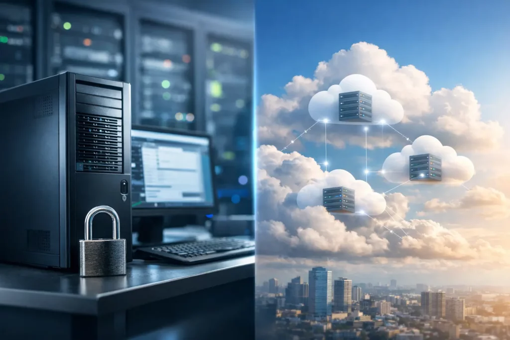 Servidor local vs cloud: qual faz mais sentido?