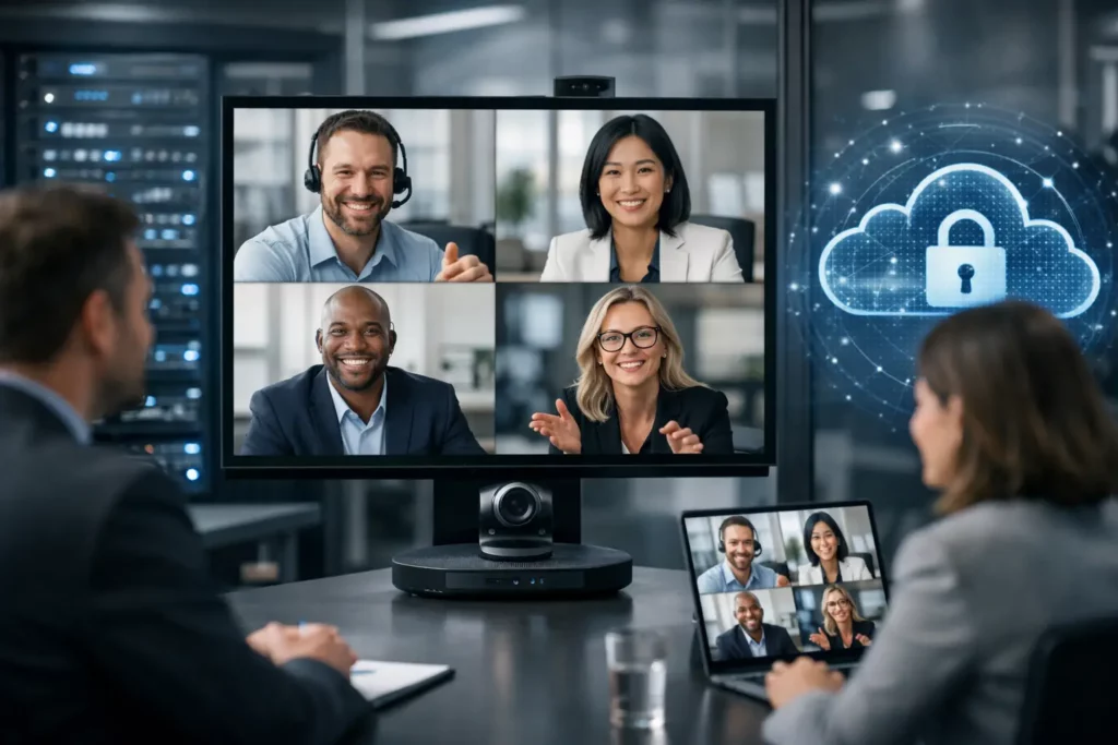 Videoconferência empresarial sem falhas